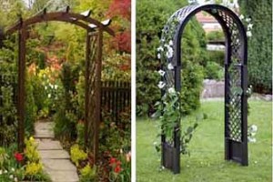 арка садовая