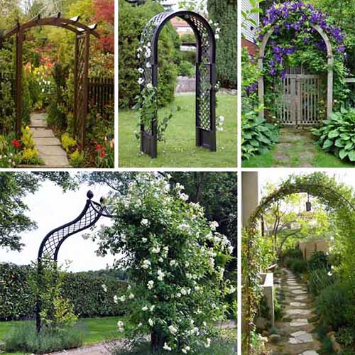 Кованые садовые арки